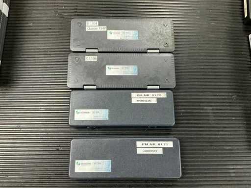 Set von 4 TESA Twin-Cal IP67 Digital-Bremssätteln